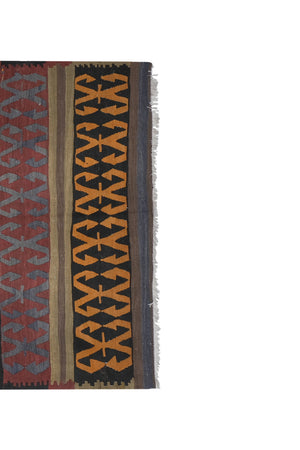 Vintage Turkish Konya Kilim Runner 4'11'' x 10'1''