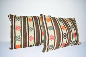 Kilim Pillow Cover Set of 2 | 18'' x 24''