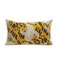 Tiger Silk Ikat Velvet Pillow Cover | 16'' x 22''