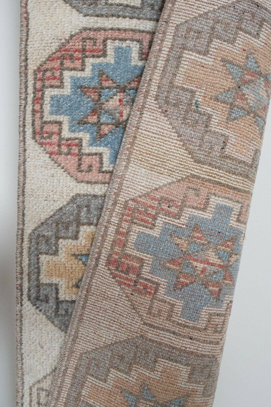 Vintage Turkish Anatolian Runner Rug 1'7'' x 8'4''