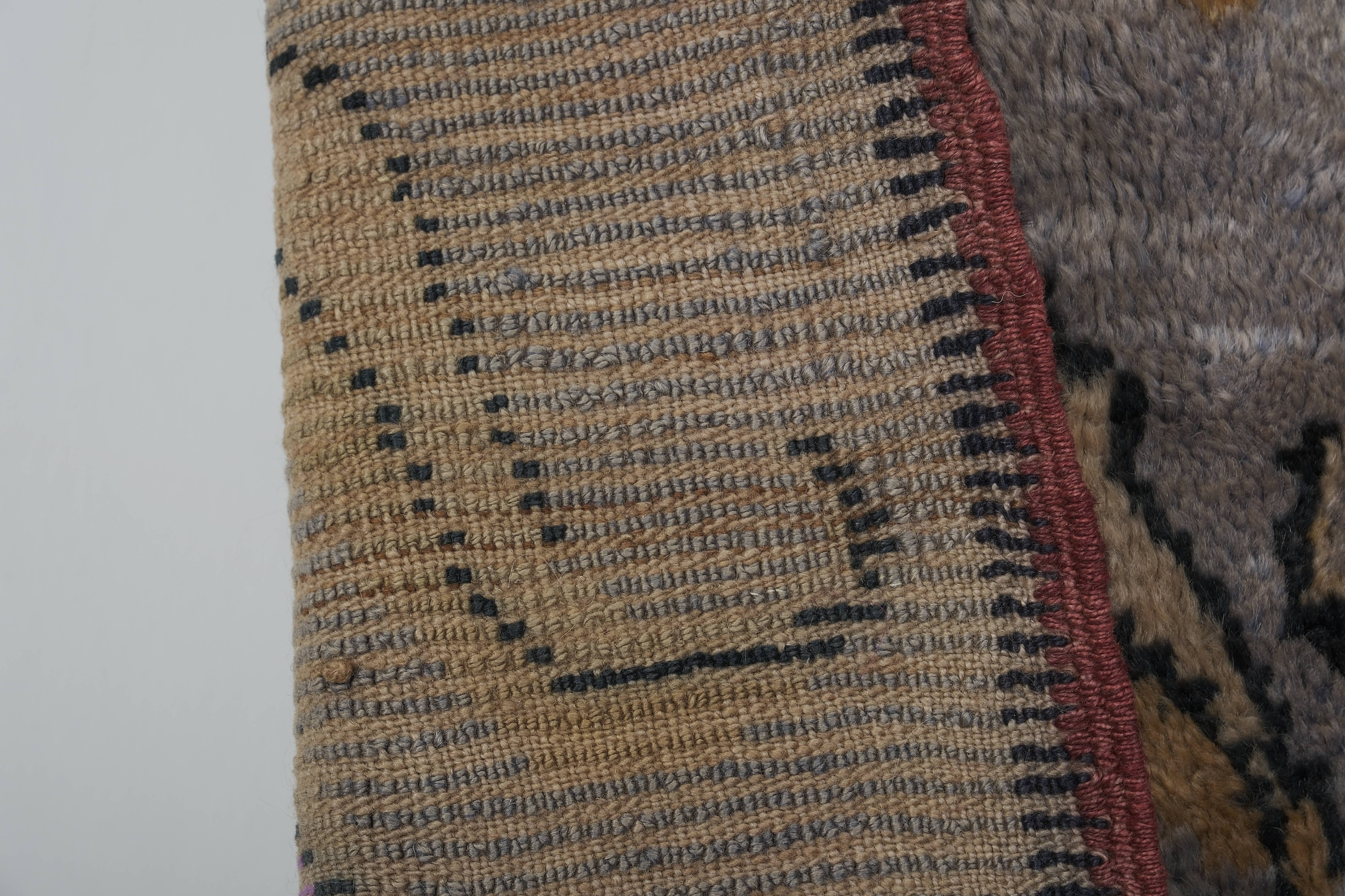 Vintage Turkish Tulu Rug 3'8'' x 5'7''