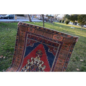 Vintage Turkish Rug 4'3'' x 7'10''