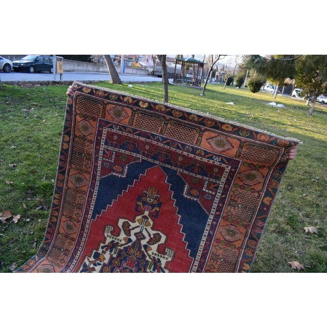 Vintage Turkish Rug 4'3'' x 7'10''