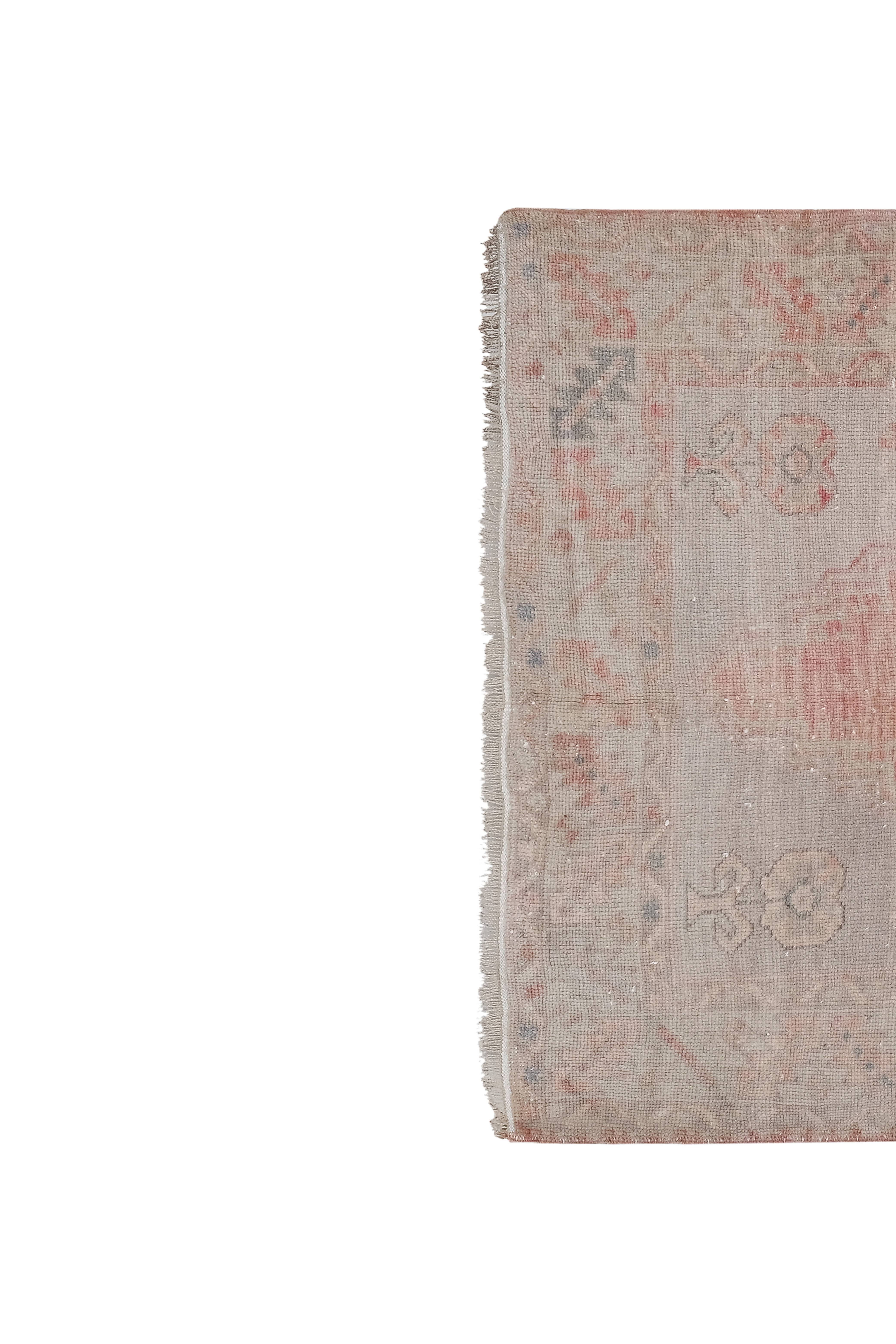 Vintage Oushak Rug 3'8'' x 6'9''