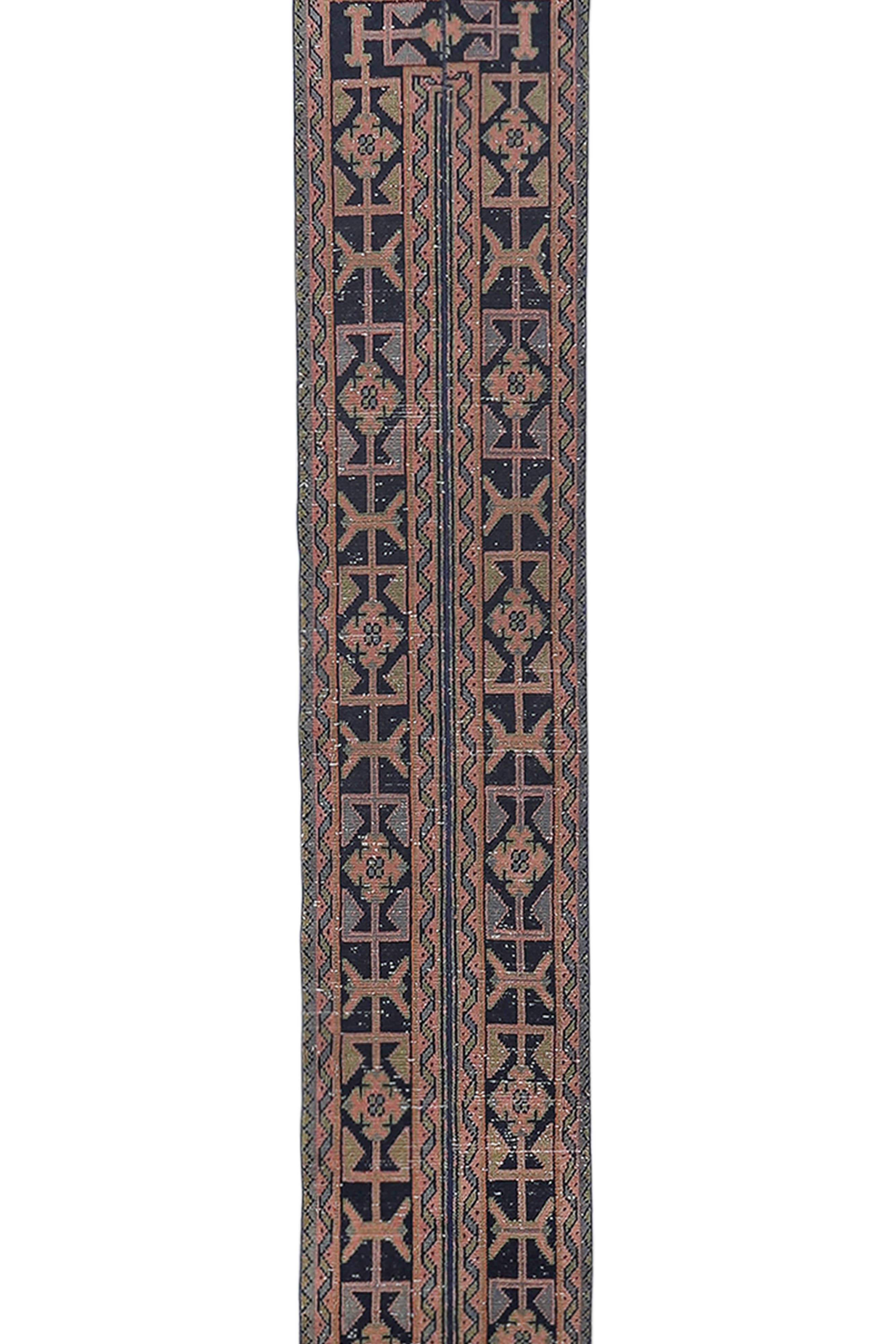 Vintage Oushak Runner 1'9'' x 21'9''