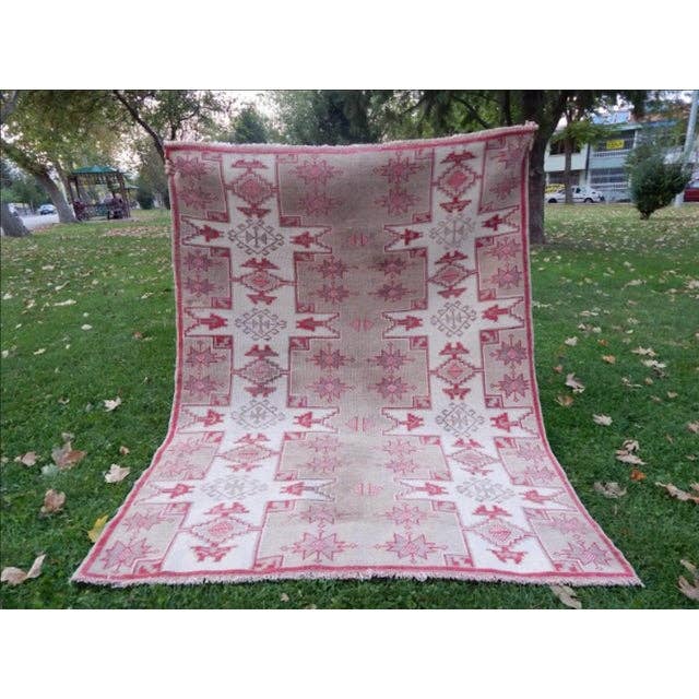 Vintage Oushak Rug 4'9'' x 6'