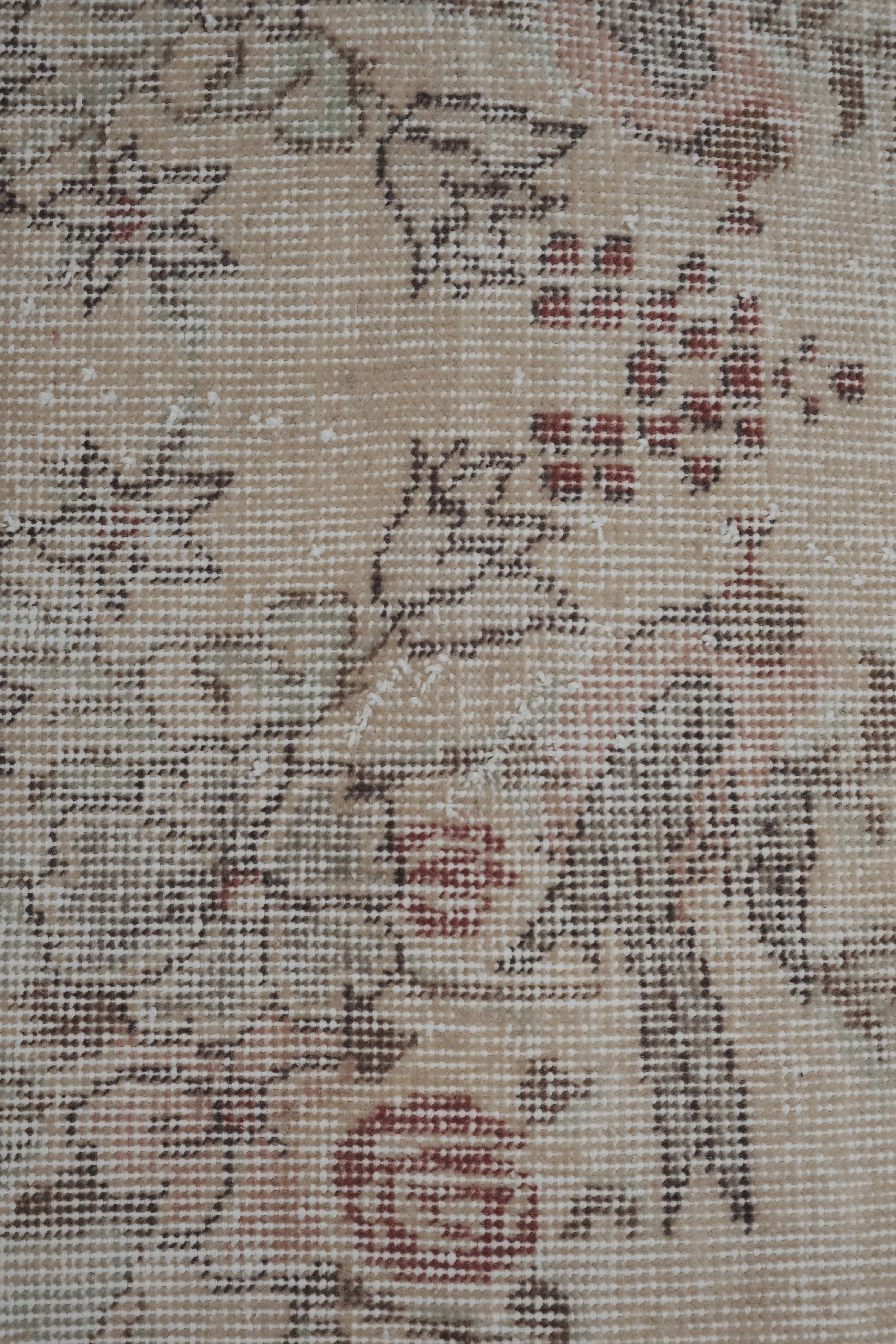 Vintage Turkish Rug 3'11'' x 7'3''