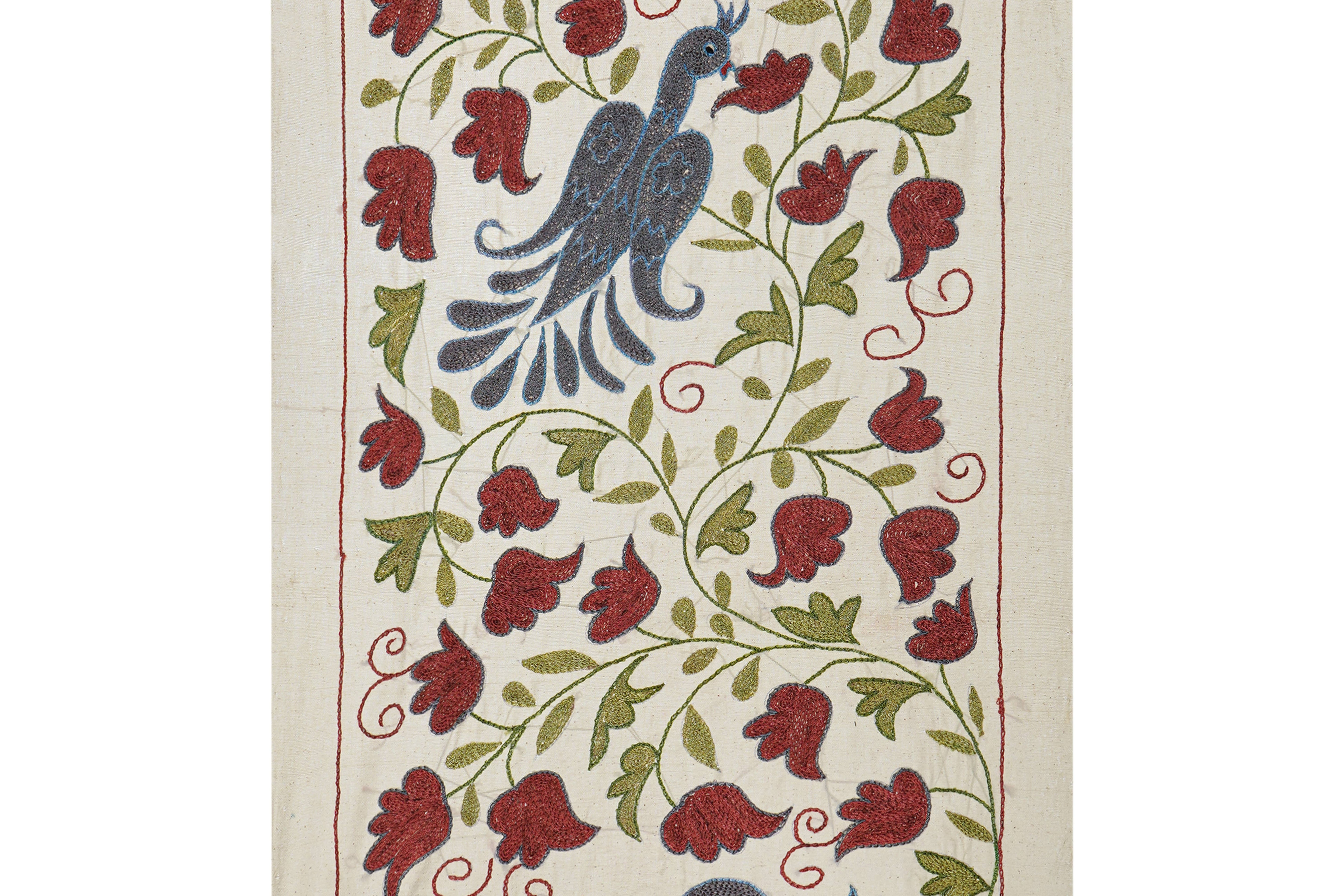 Swan Suzani Wall Hanging & Tablecloth | 20'' x 36''