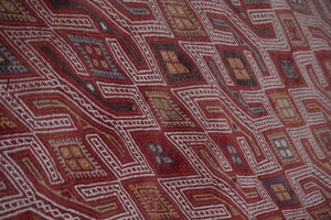 Vintage Turkish Kilim Rug 5'9'' x 8'2''