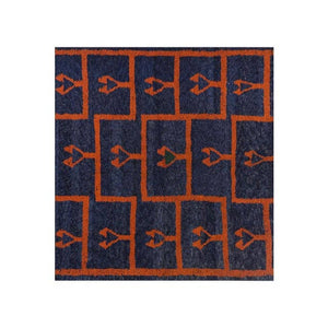 Vintage Turkish Shaggy Rug 6' x 6'2''
