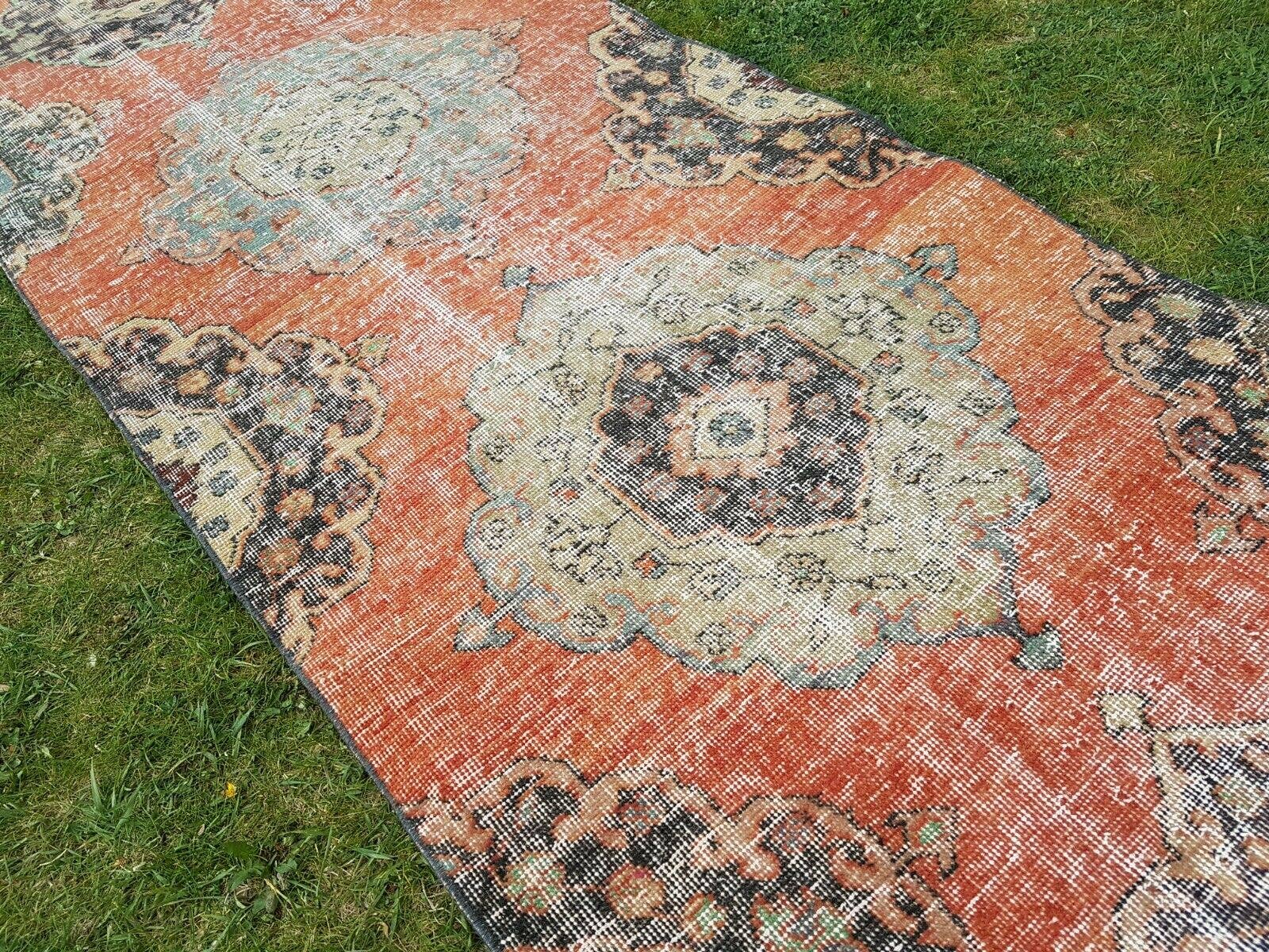 Vintage Turkish Runner Rug 2'11'' x 12'10''