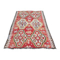 Vintage Turkish Kilim Rug 4'7'' x 6'3''