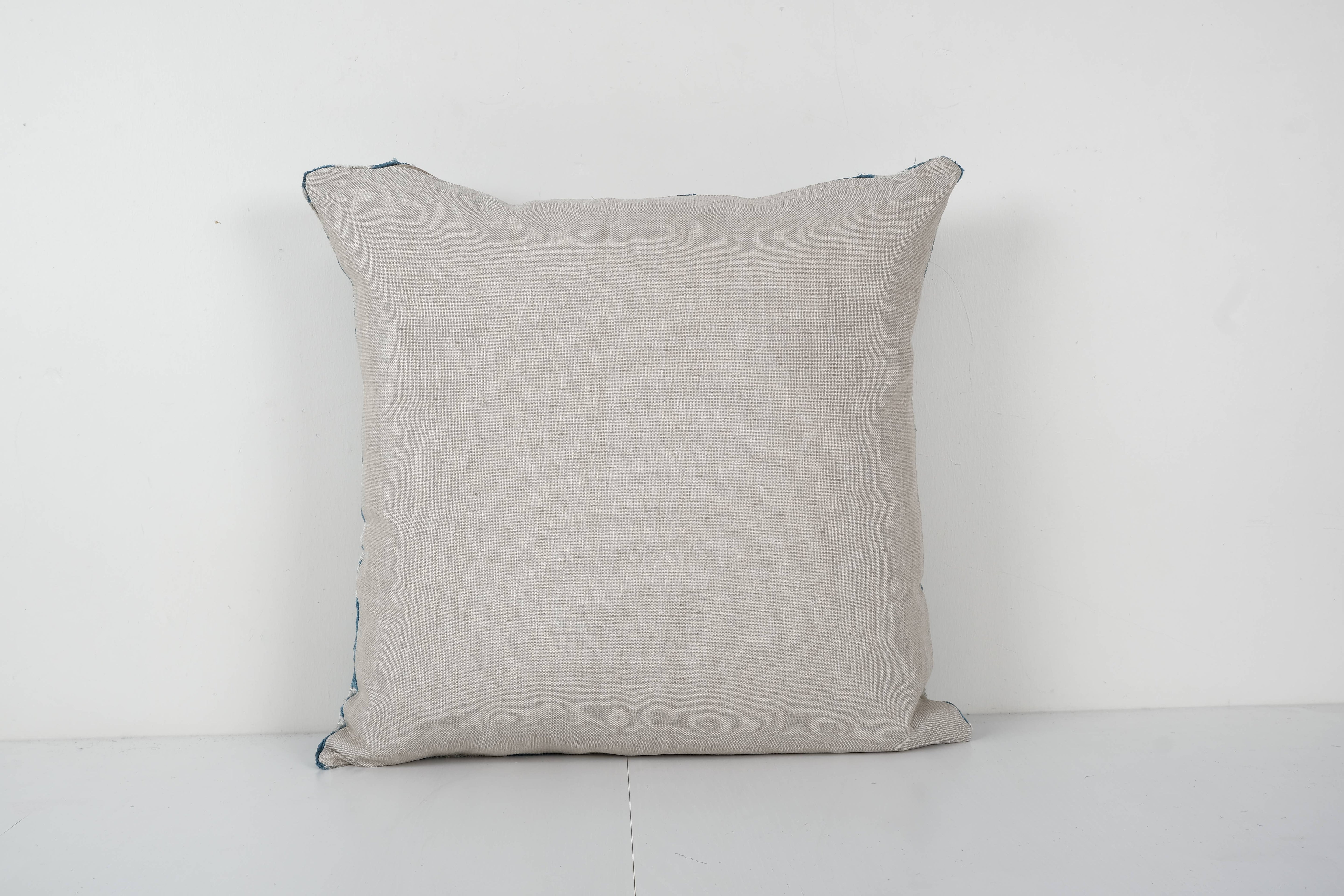 Silk Ikat Velvet Pillow Cover | 23'' x 23''