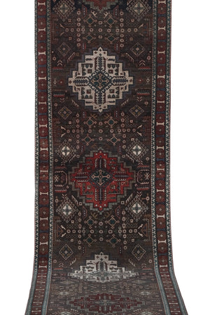 Vintage Caucasian Runner 3'8'' x 14'9''
