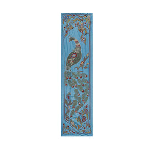 Peacock Silk Suzani Wall Hanging & Bedspread 1'9'' x 6'2''