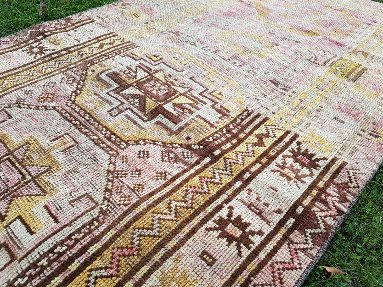 Vintage Caucasian Rug 3'2'' x 7'9''