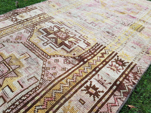 Vintage Caucasian Rug 3'2'' x 7'9''