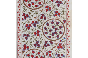 Silk Suzani Wall Hanging & Bedspread | 3'6'' x 6'1''