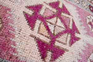 Vintage Turkish Runner Rug 2'7'' x 13'2''