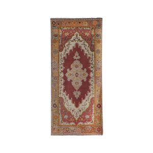 Vintage Oushak Rug 3'5'' x 7'9''
