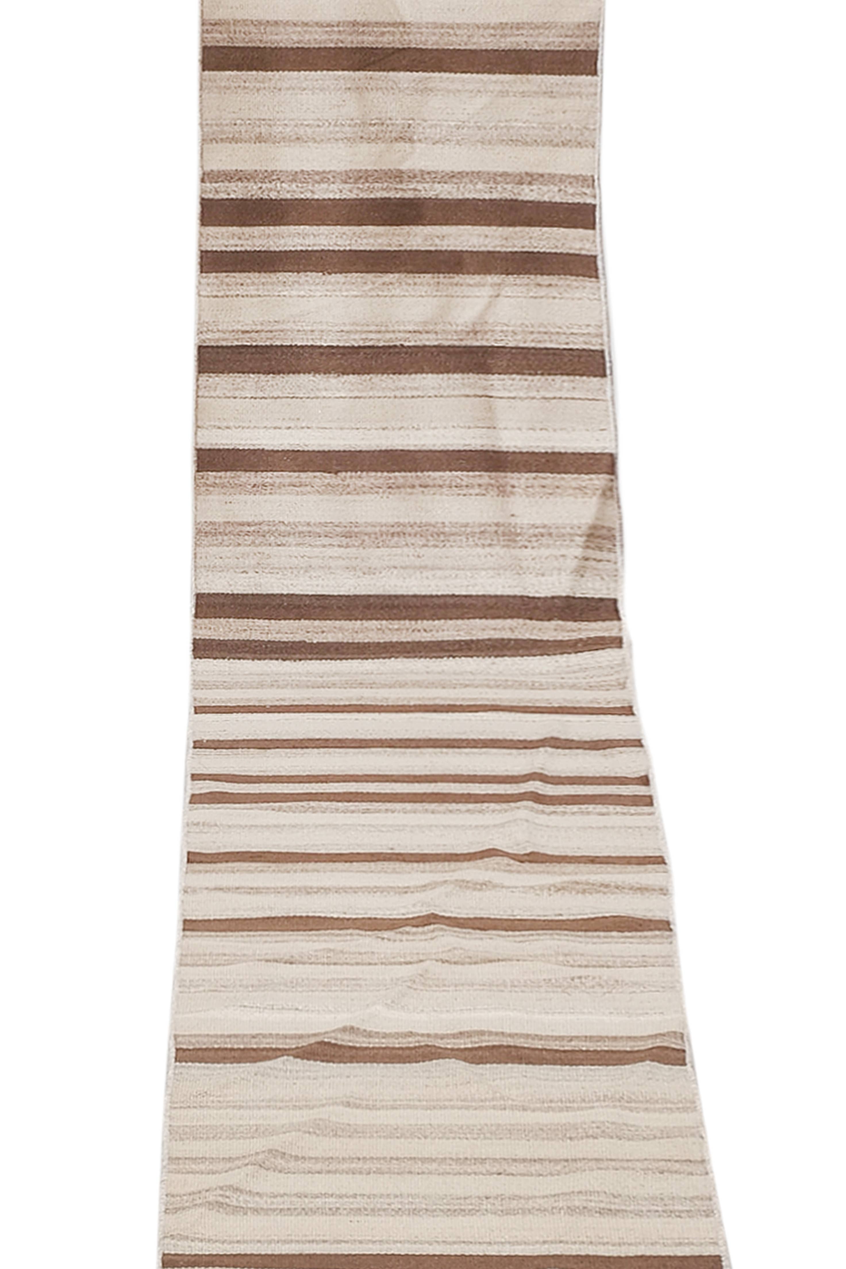 Vintage Turkish Kilim Runner 2'1'' x 20'6''