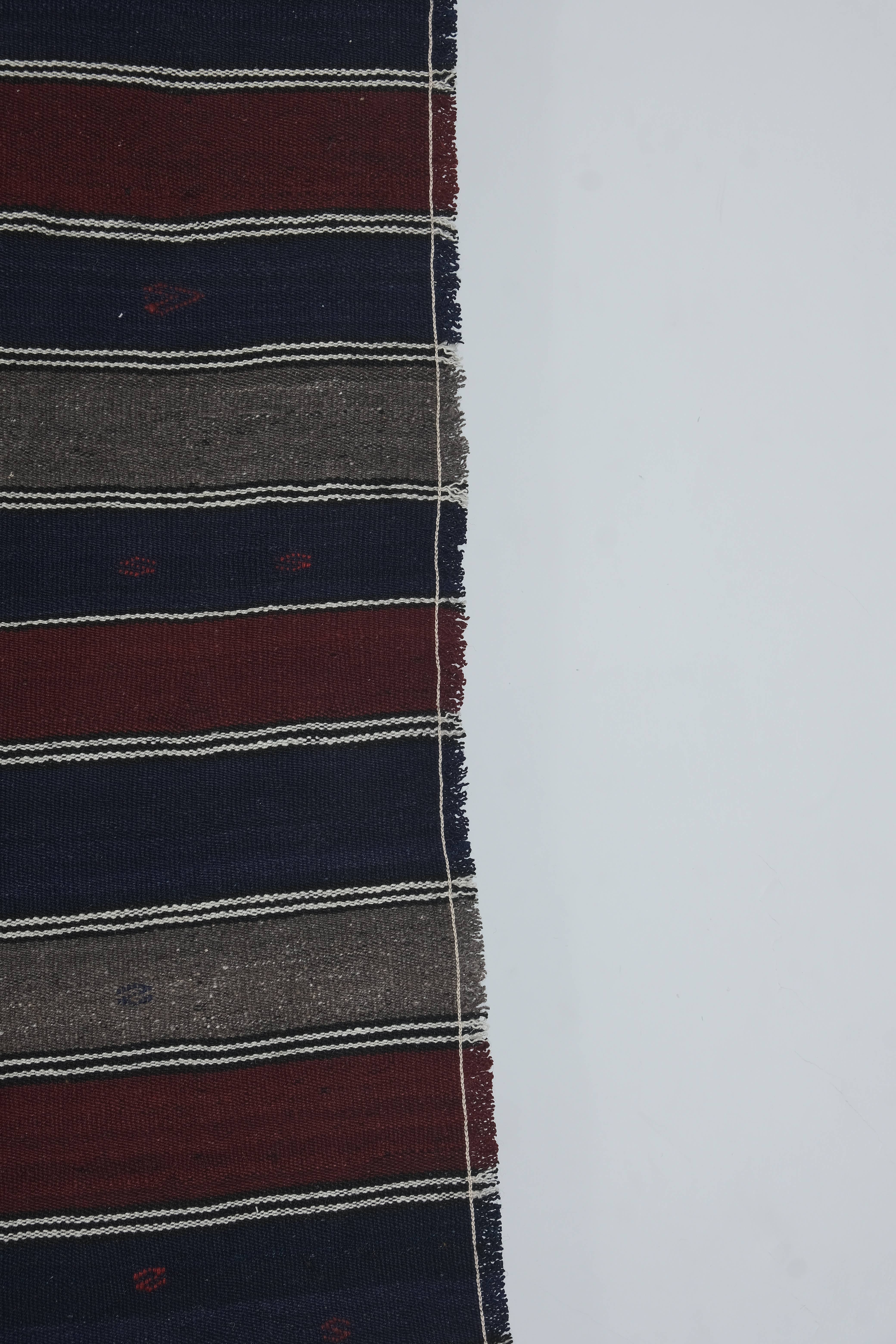 Vintage Turkish Kilim Rug 5'8'' x 11'9''