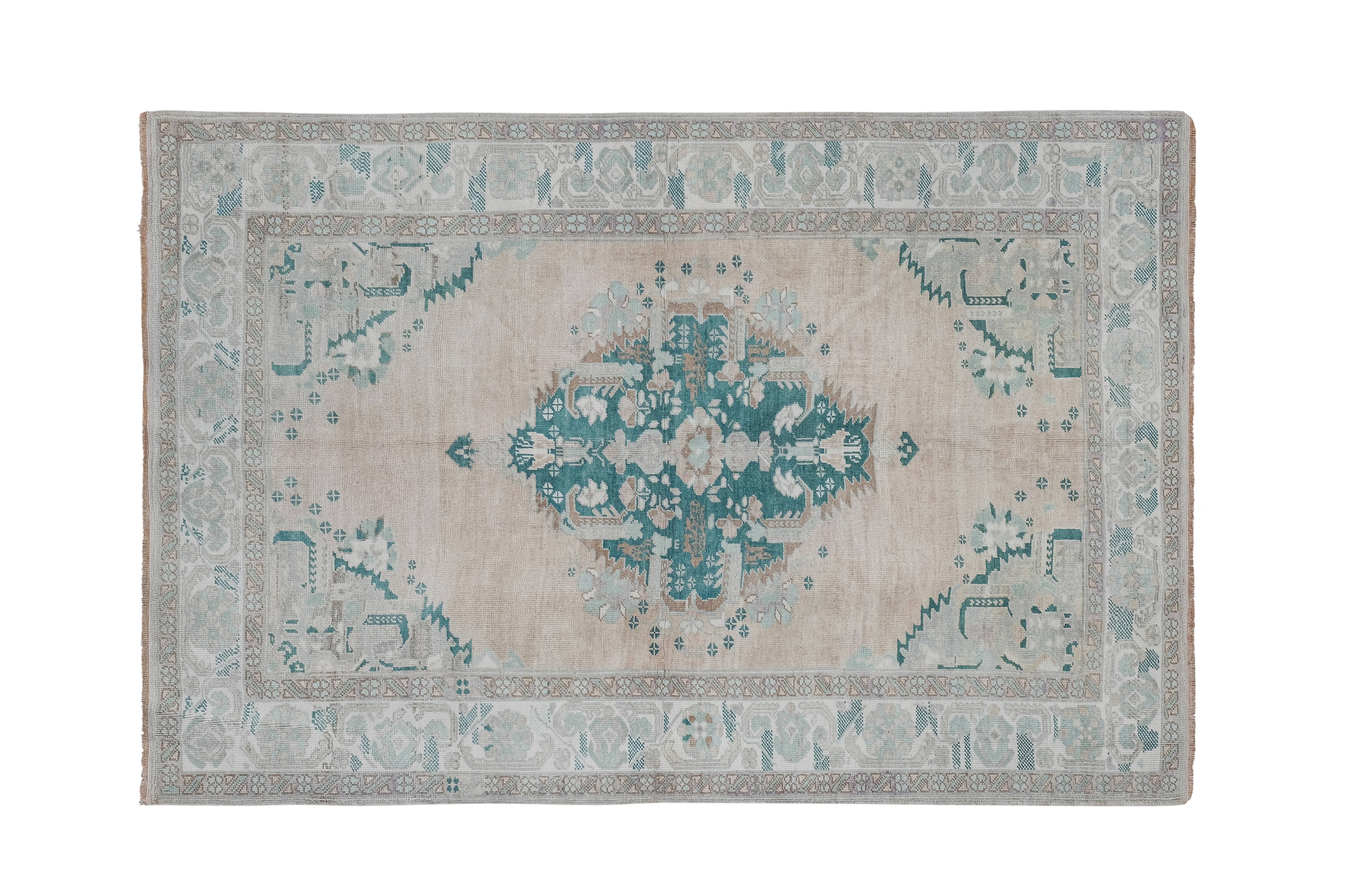 Vintage Oushak Rug 5'9'' x 8'6''