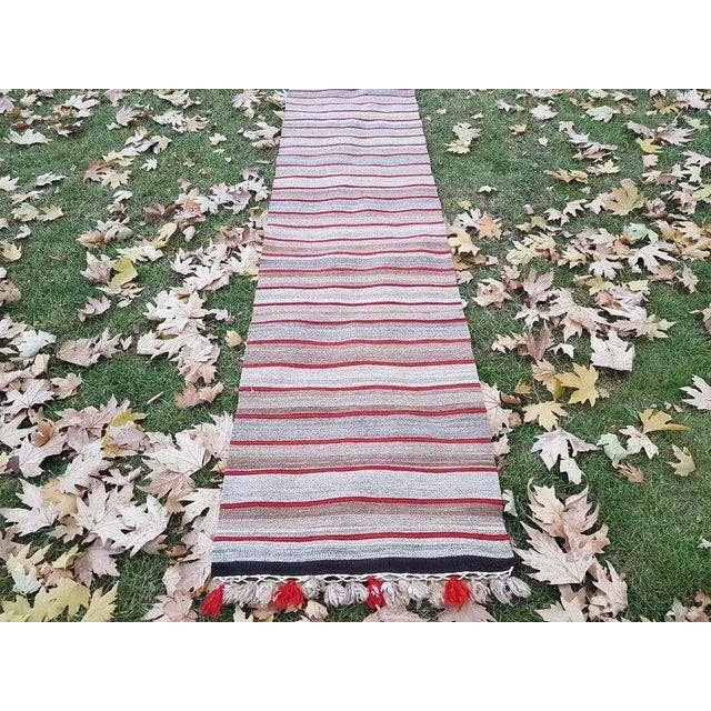 Vintage Turkish Runner Rug 2' x 30'6''