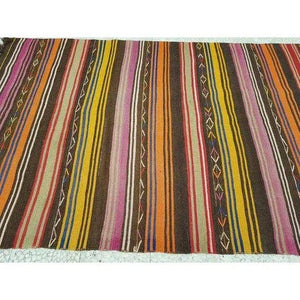Vintage Turkish Kilim Rug 5' x 10'5''