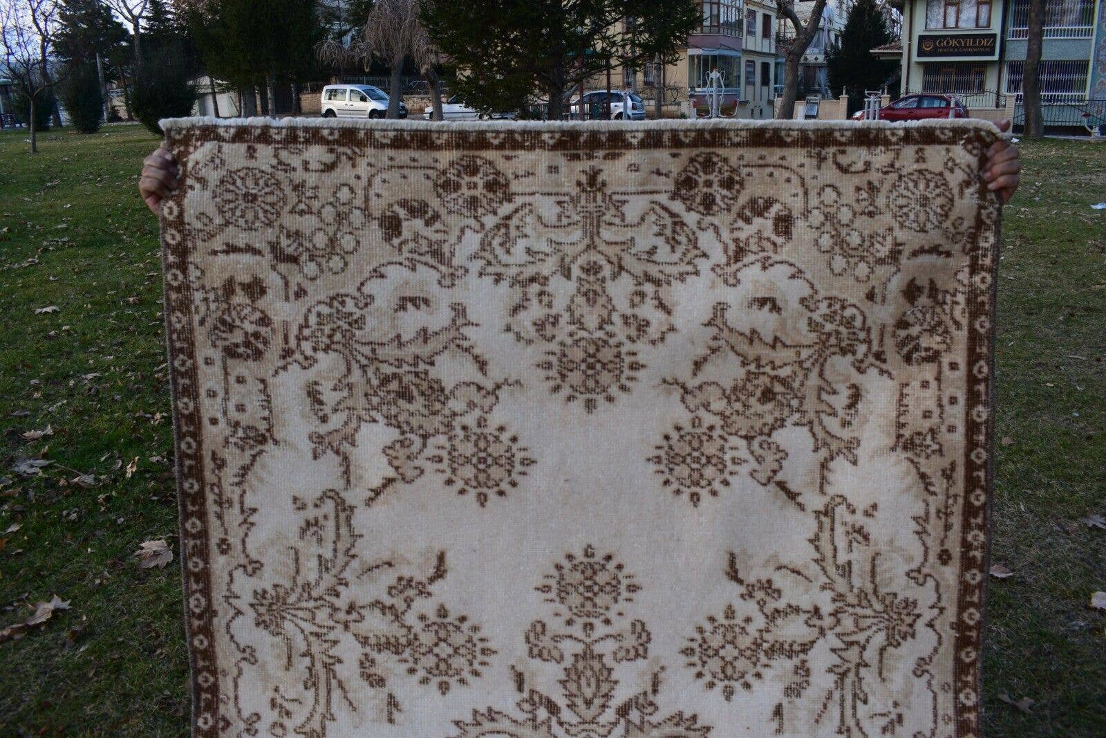 Vintage Turkish Rug 3'10'' x 7'1''