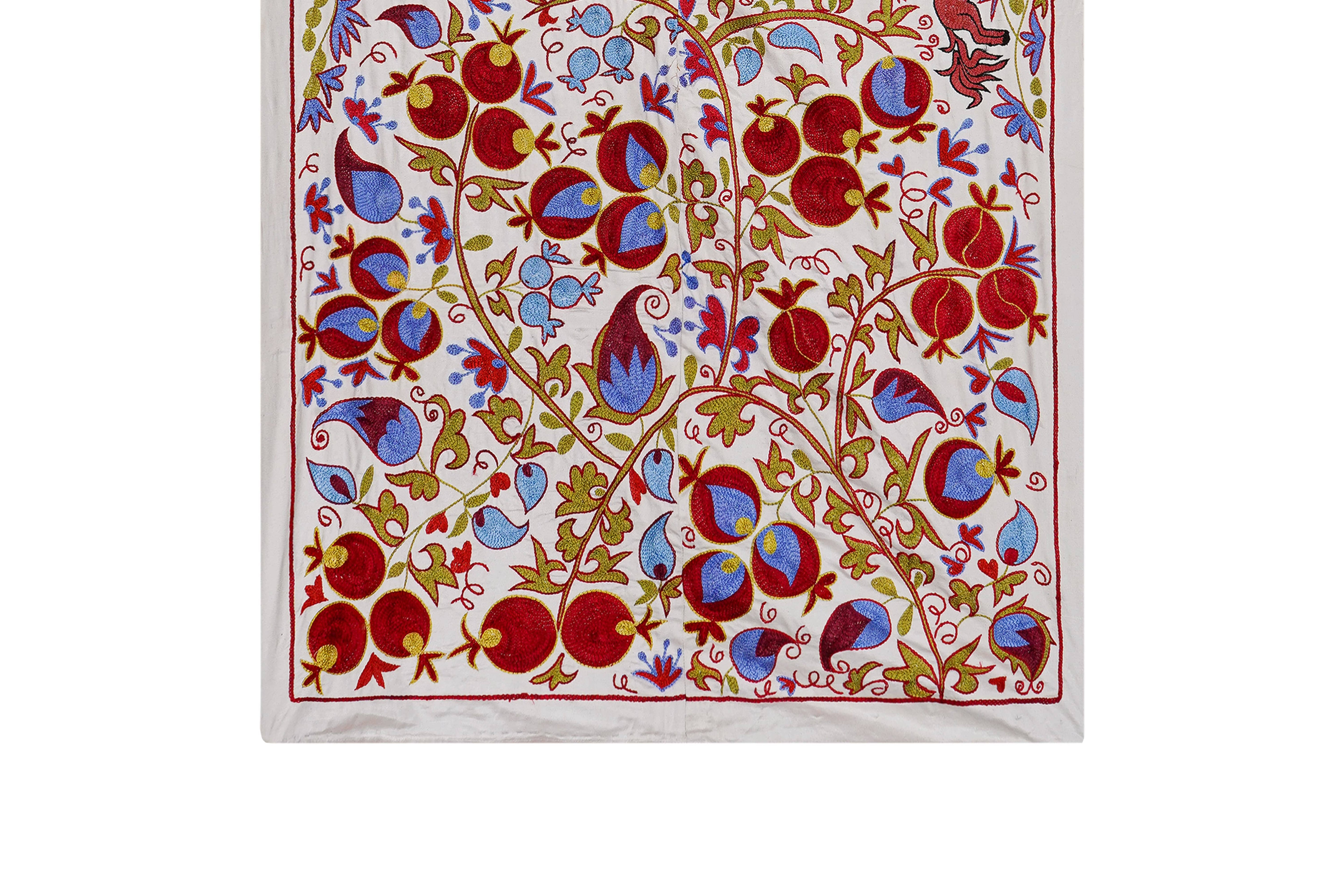 Horse Suzani Wall Hanging & Bedspread | 3'3'' x 6'