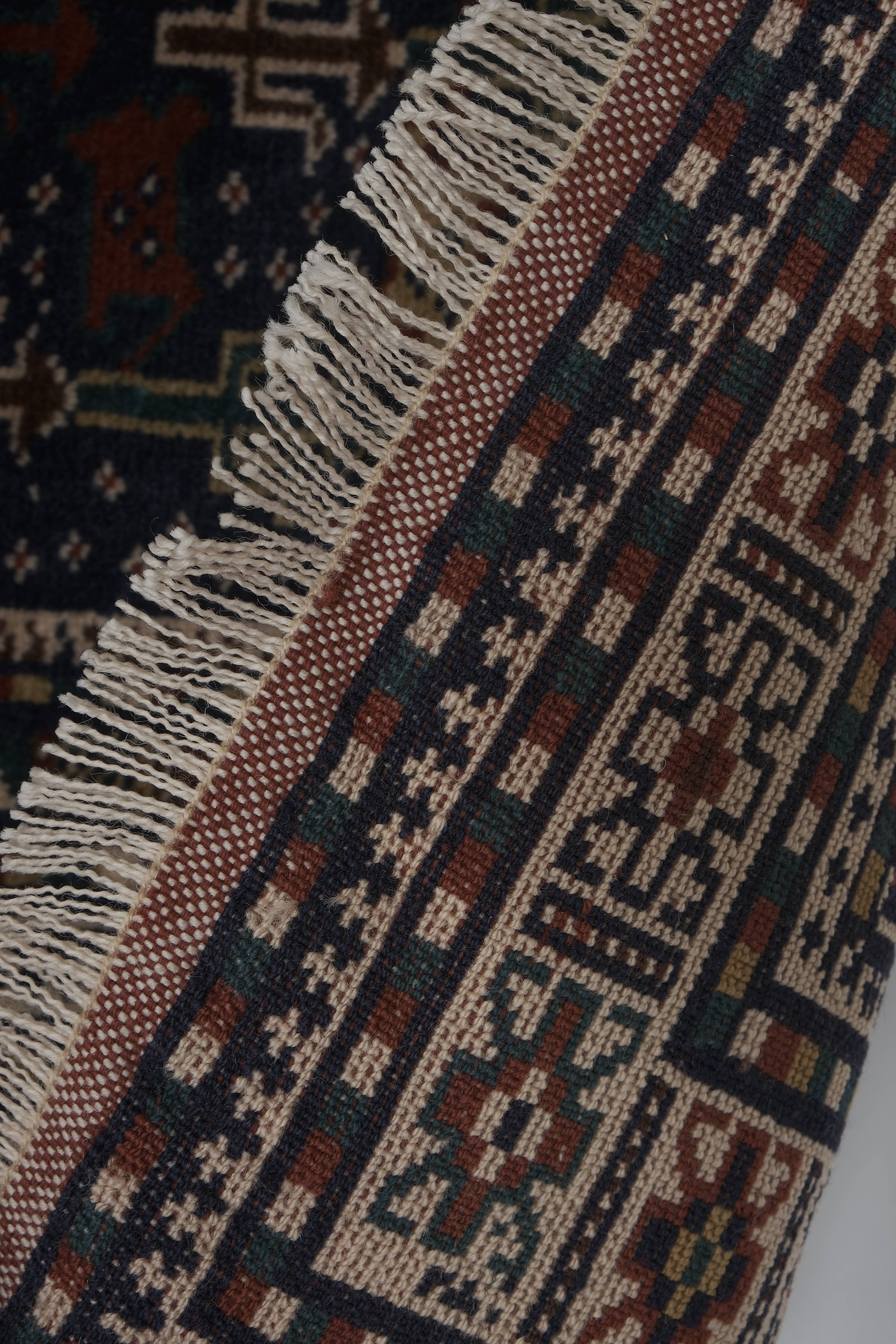 Vintage Caucasian Runner Rug 2'9'' x 13'10''