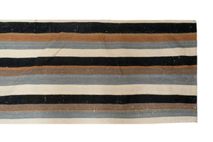 Vintage Turkish Kilim Runner 1'10'' x 25'3''