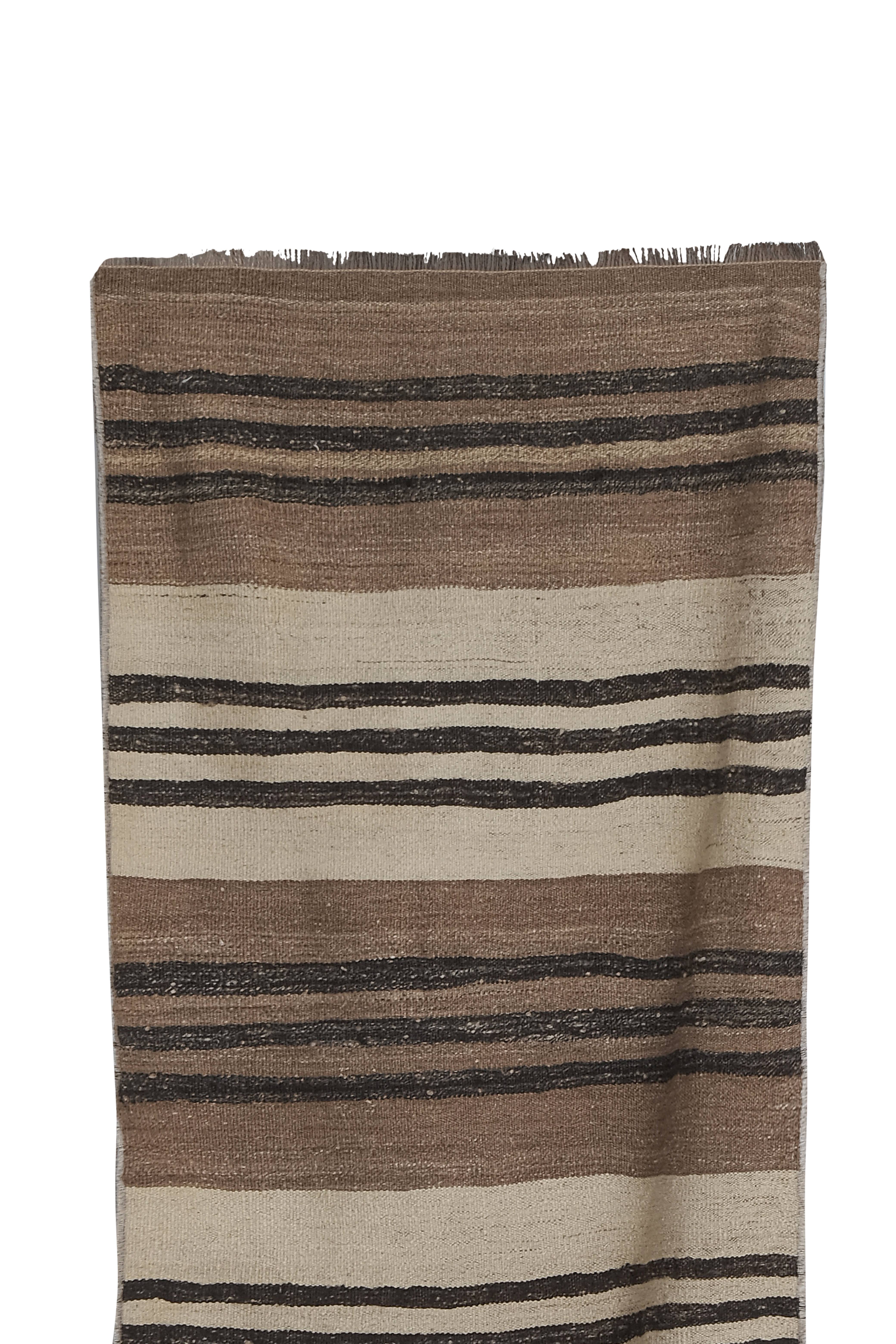 Vintage Turkish Kilim Runner 2'4'' x 25'11''
