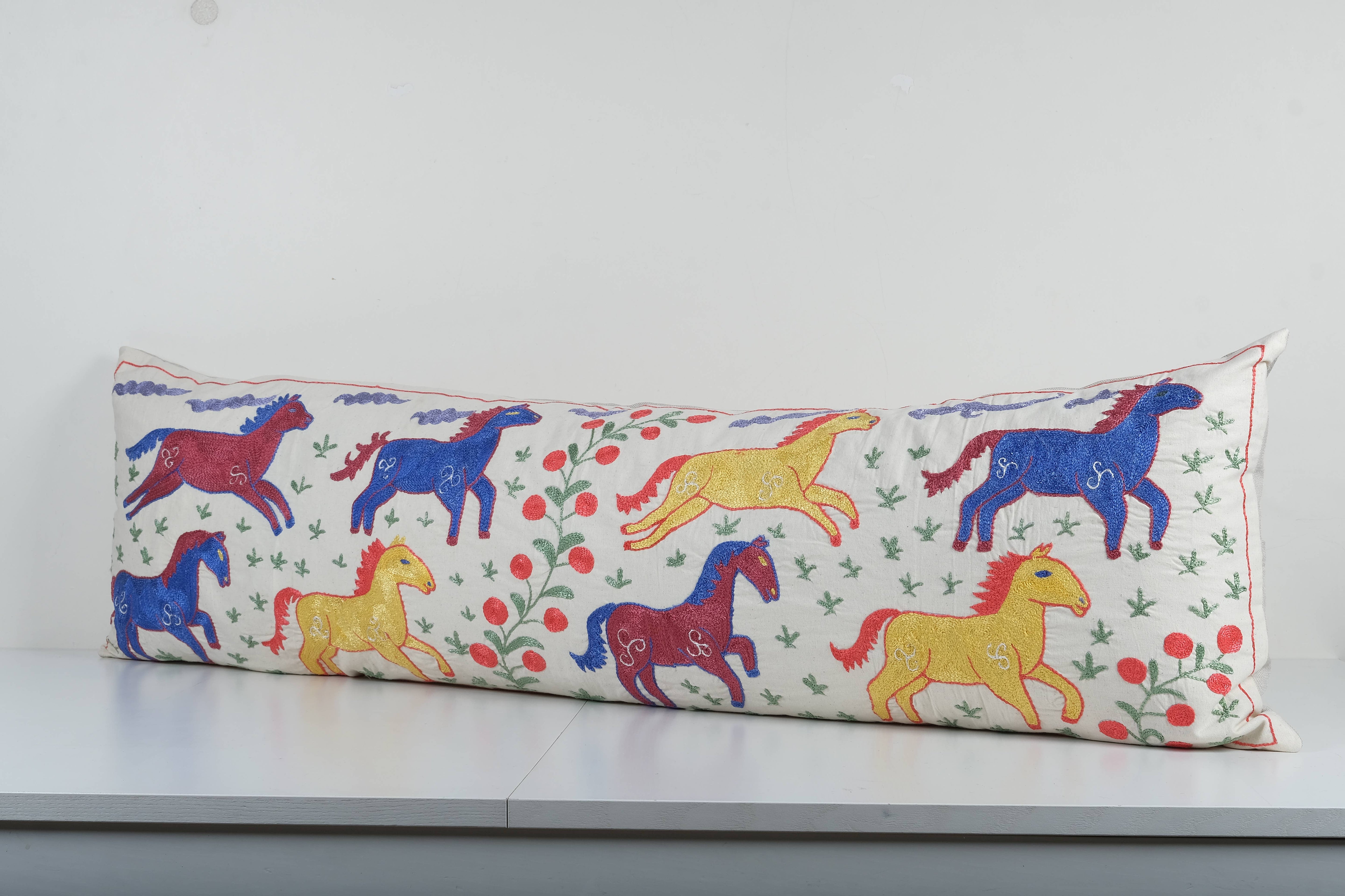 Suzani Bedding Pillow Cover | 18'' x 57''