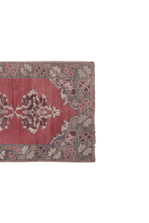 Vintage Turkish Anatolian Runner Rug 3'3'' x 7'8''