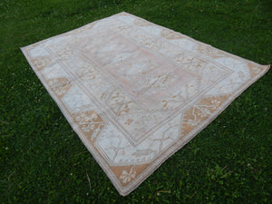 Vintage Turkish Rug 6'4'' x 8'9''