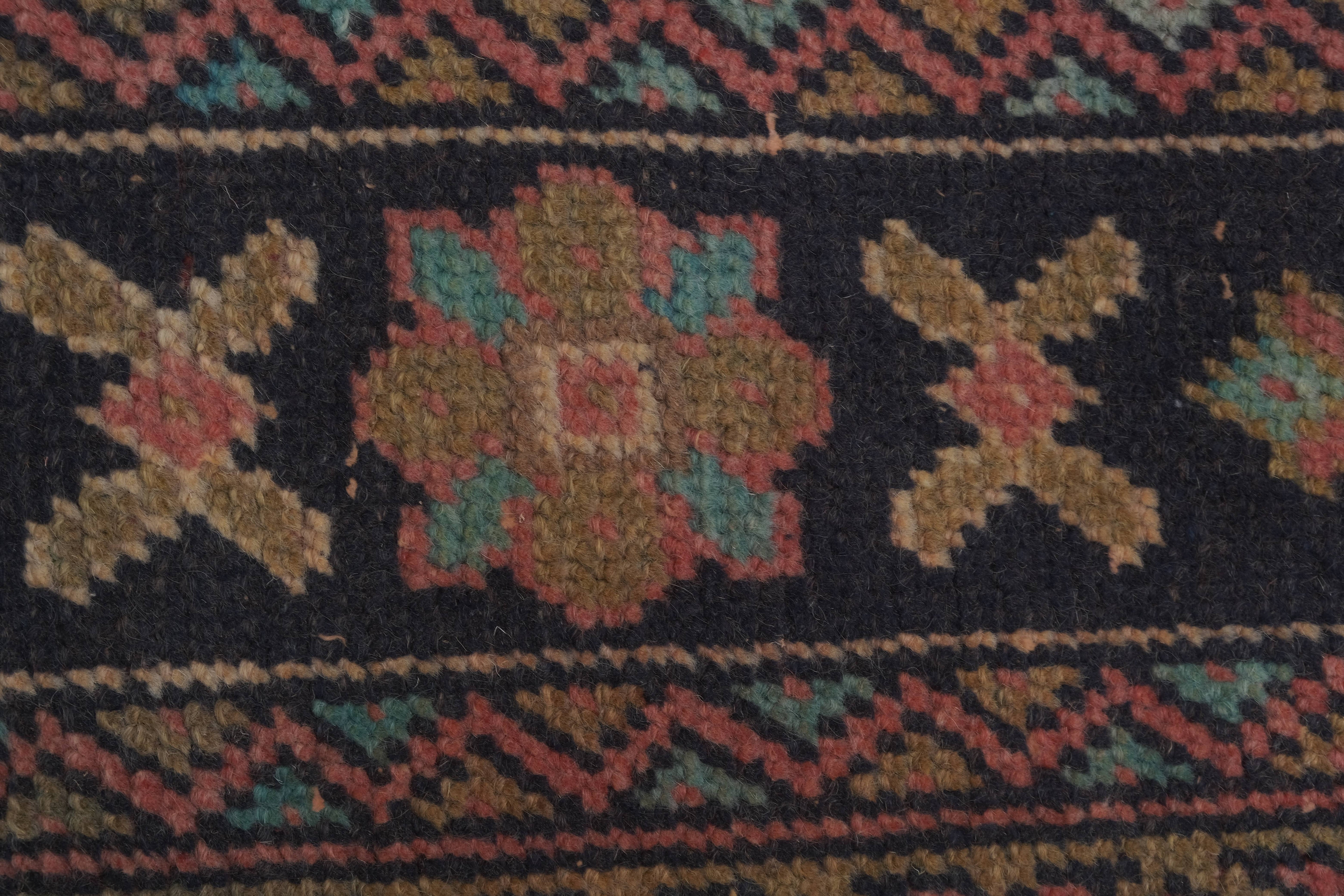 Vintage Turkish Runner Rug 2' x 12'4''