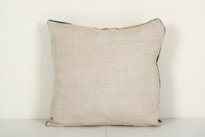 Tiger Silk Ikat Velvet Pillow Cover | 16'' x 16''
