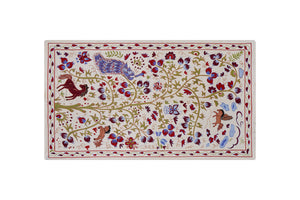 Peacock Suzani Wall Hanging & Bedspread | 3'6'' x 6'