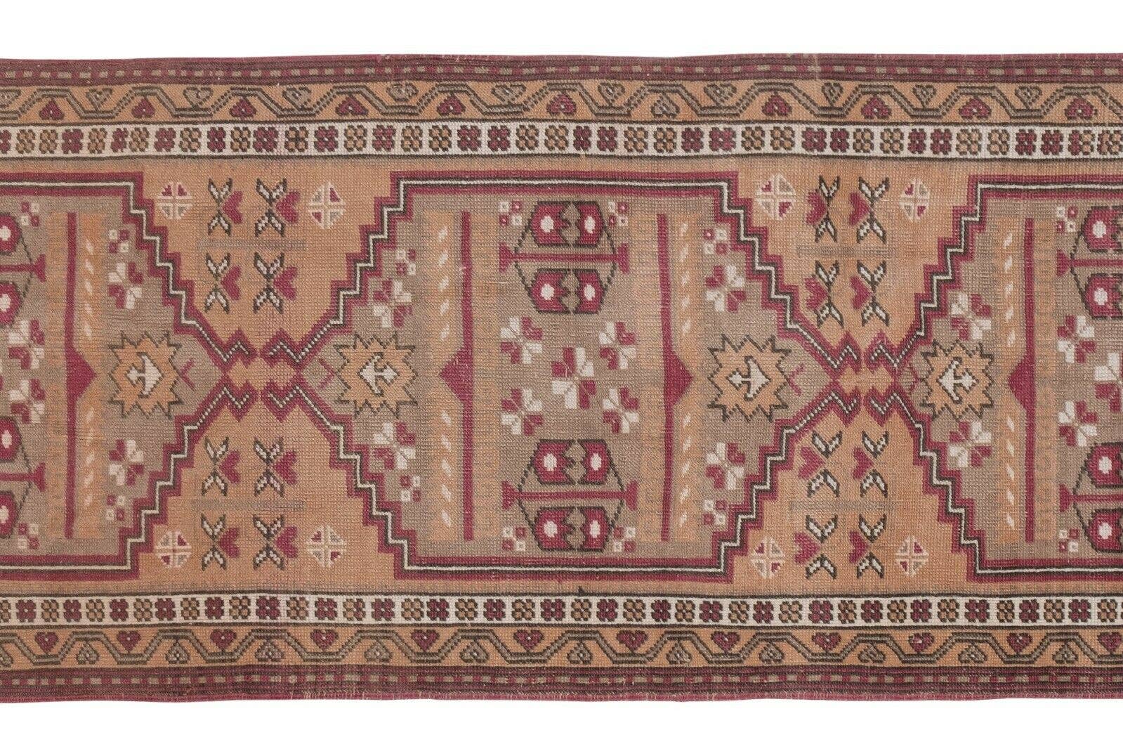 Vintage Turkish Runner Rug 2'4'' x 7'1''