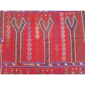 Vintage Turkish Karapinar Kilim Rug 5'8'' x 8'2''