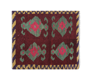 Vintage Turkish Shaggy Tulu Rug 45'' x 51''