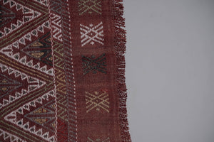 Vintage Turkish Jajim Rug 4'8'' x 7'1''
