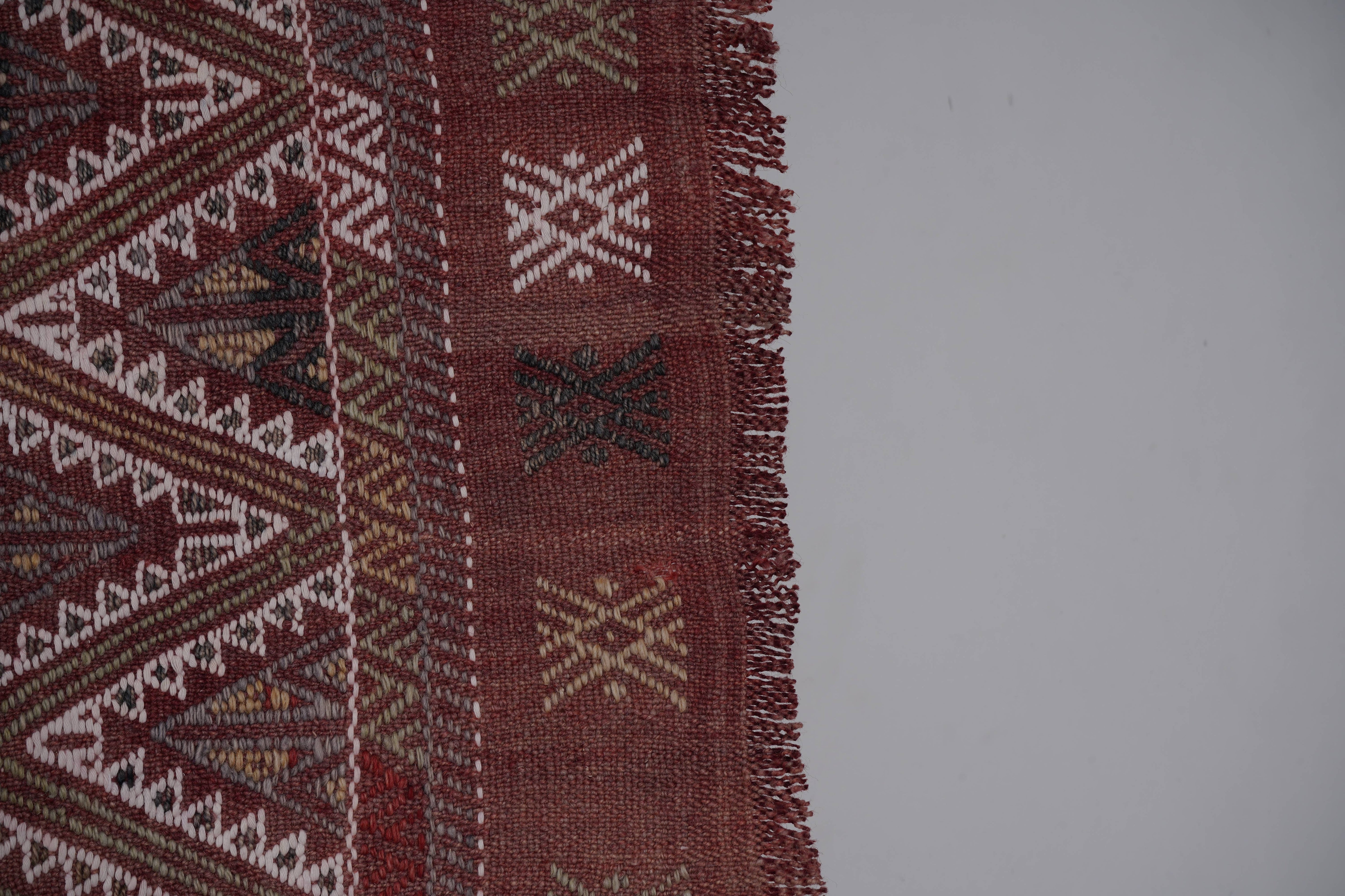 Vintage Turkish Jajim Rug 4'8'' x 7'1''