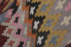 Vintage Turkish Kilim Runner 2'6'' x 14'7''