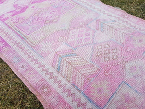 Vintage Kurdish Runner Rug 2'9'' x 13'3''