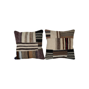 Kilim Patchwork Pillow Cover Set of 2 | 20'' x 20''