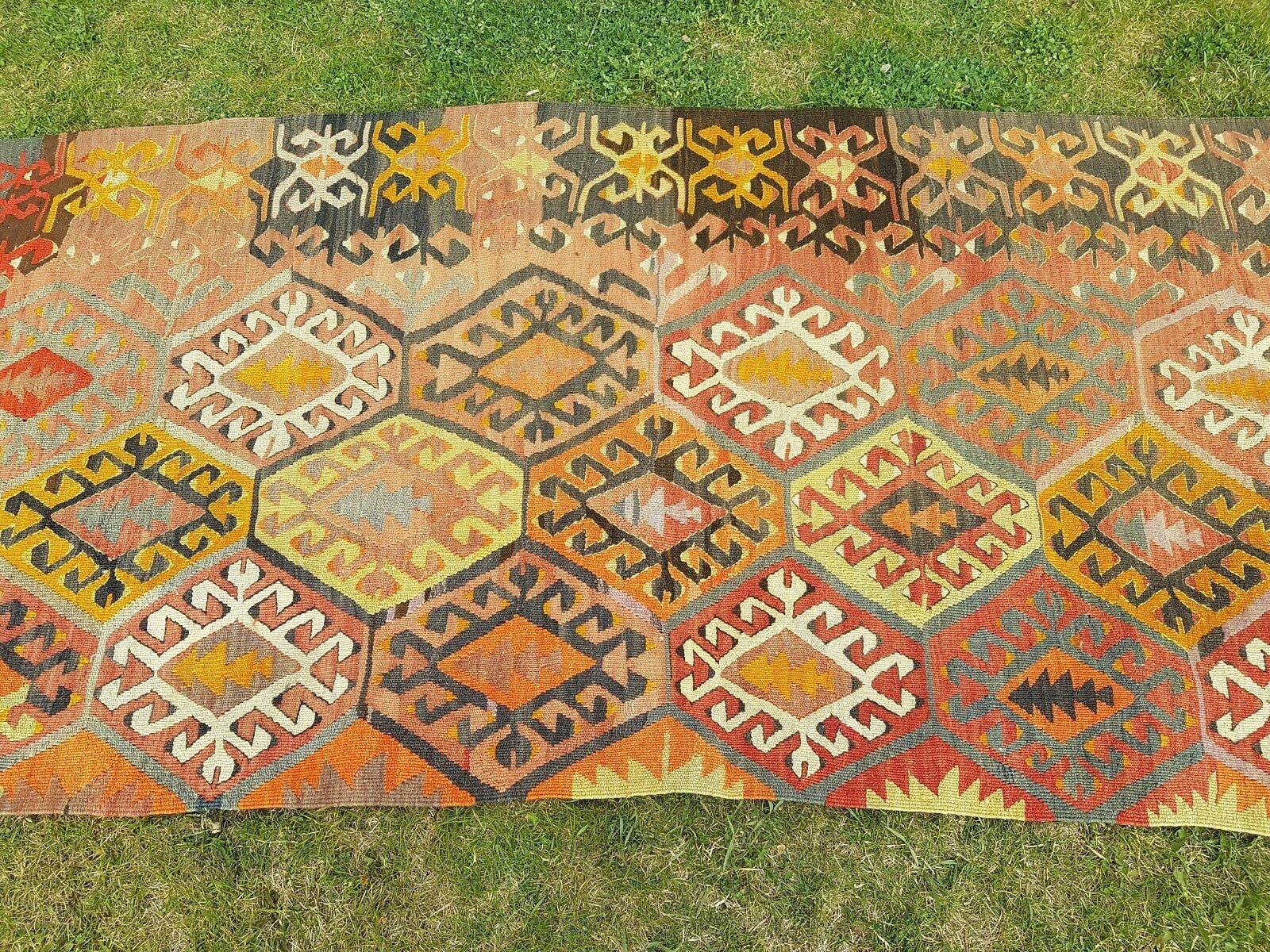 Vintage Turkish Rug 3' x 8'11''