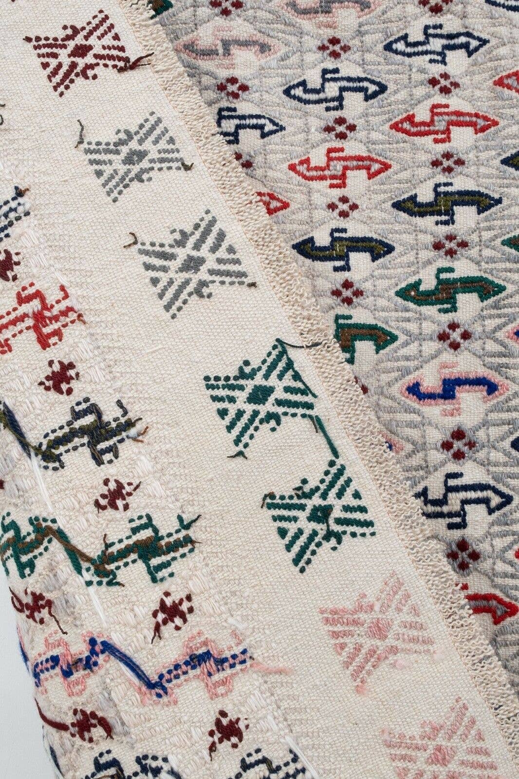 Hand-Embroidered Vintage Textile 5'9'' x 7'10''